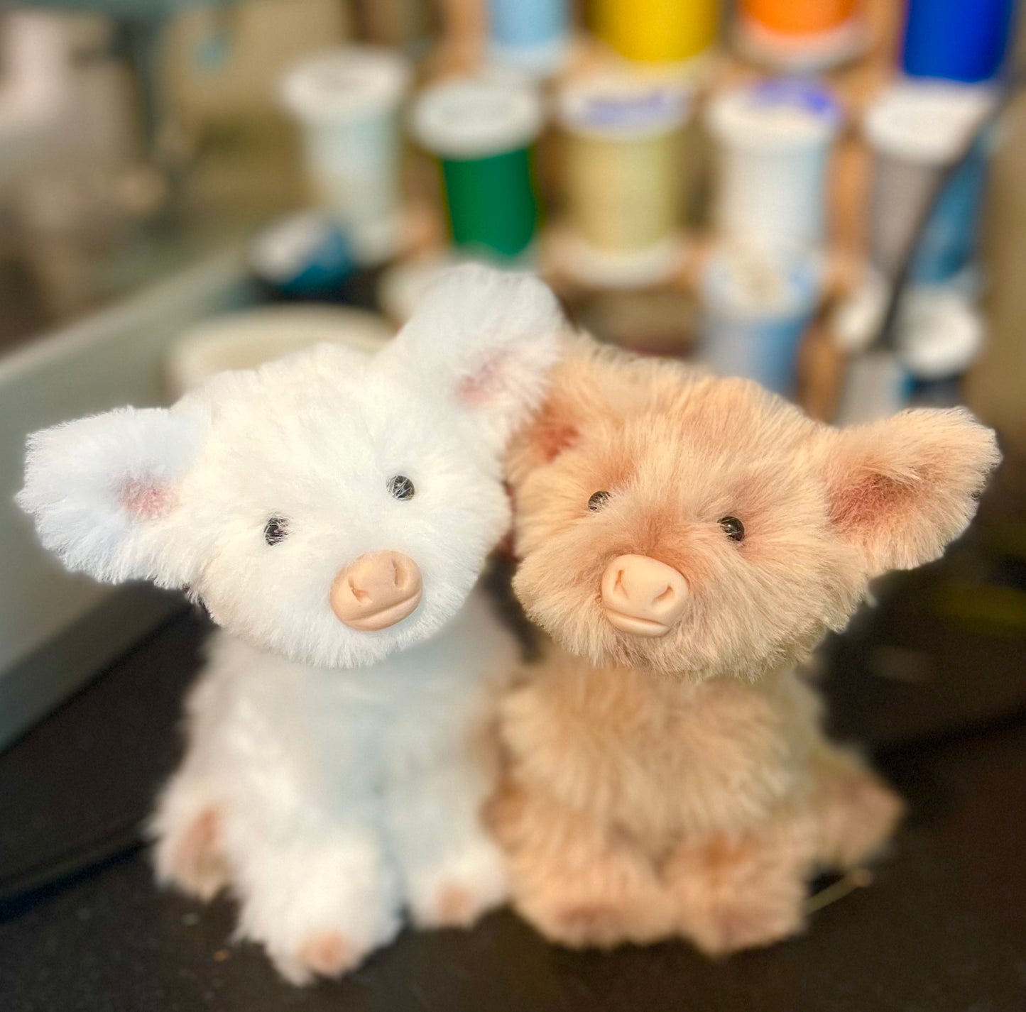 Mini Highland Cows, desktop toys, miniatures, collectibles, handmade cow, plush Highland cow, stuffed aninal Highland cow, cow lover gifts