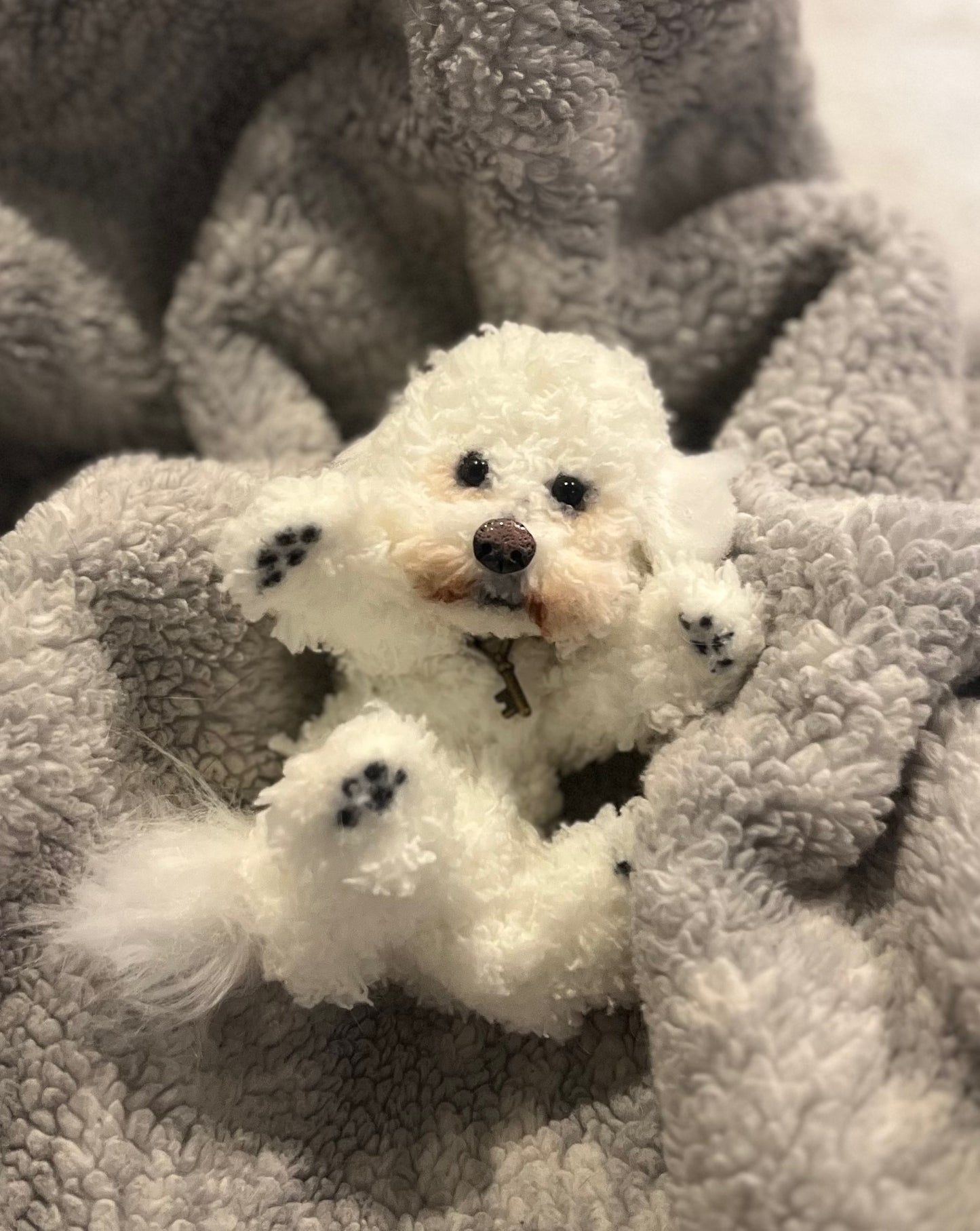 Miniature Posable Poodle