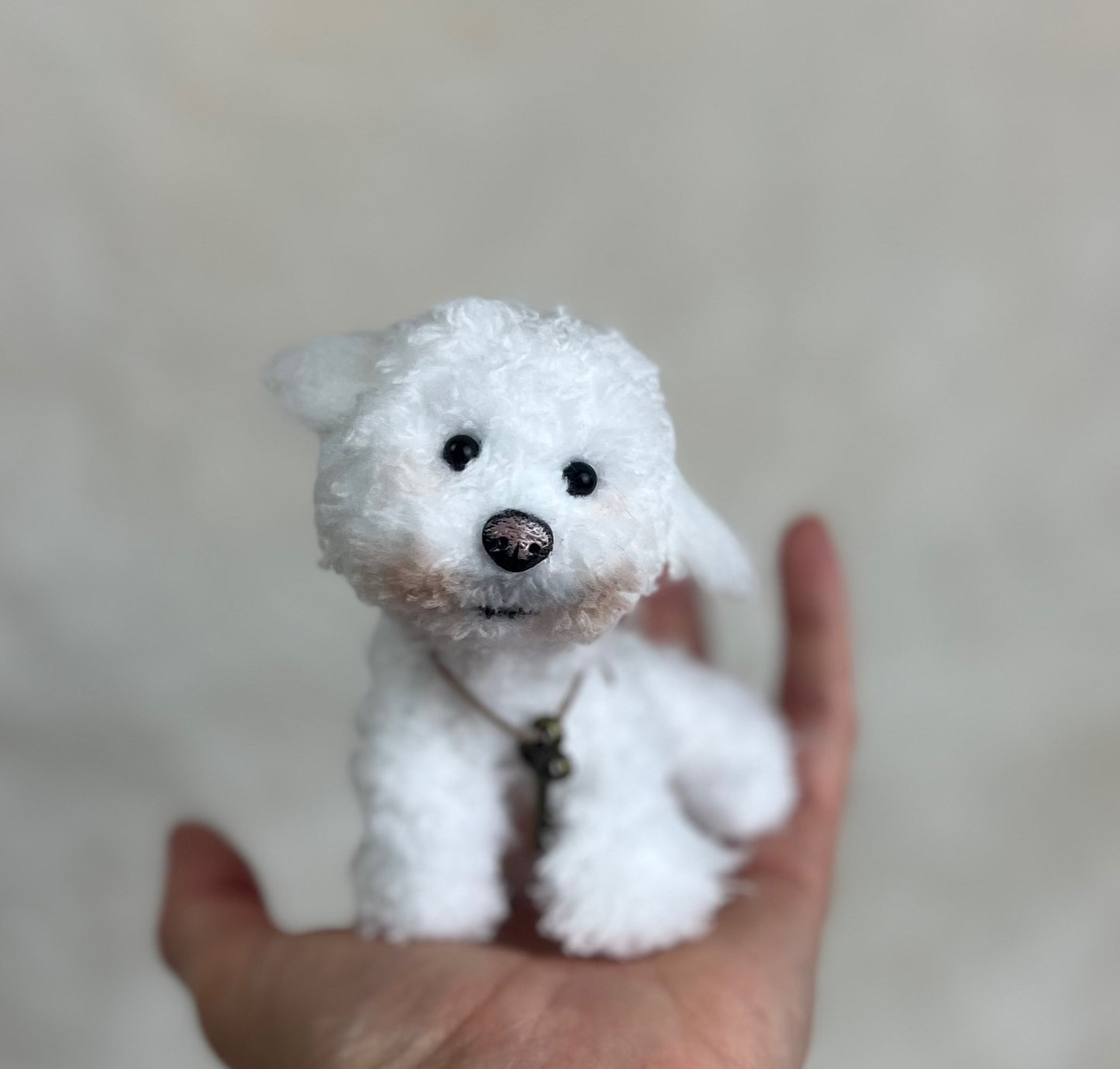 Miniature Posable Poodle