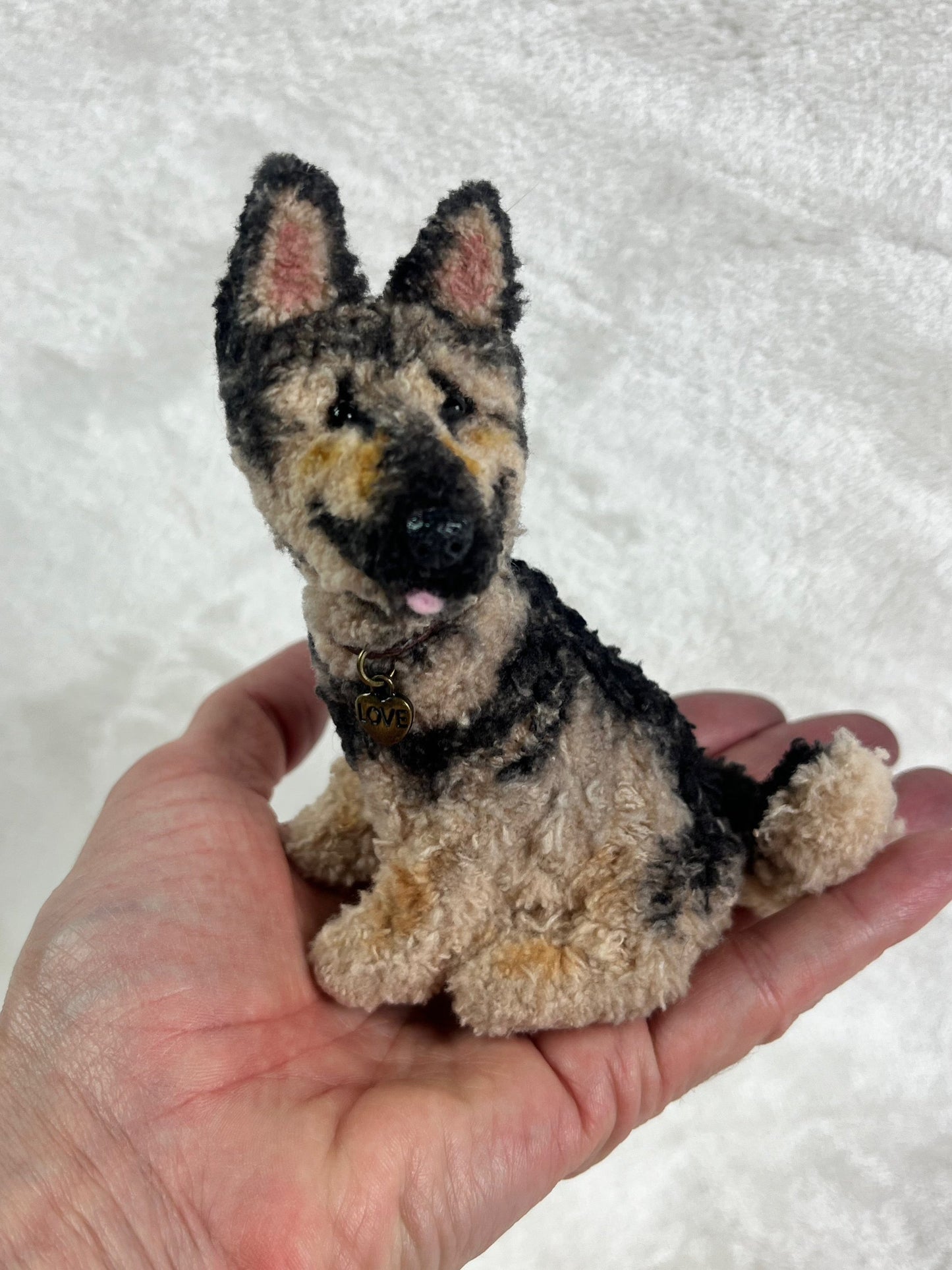 Custom Posable Mini Pet "Floof" Sculpture