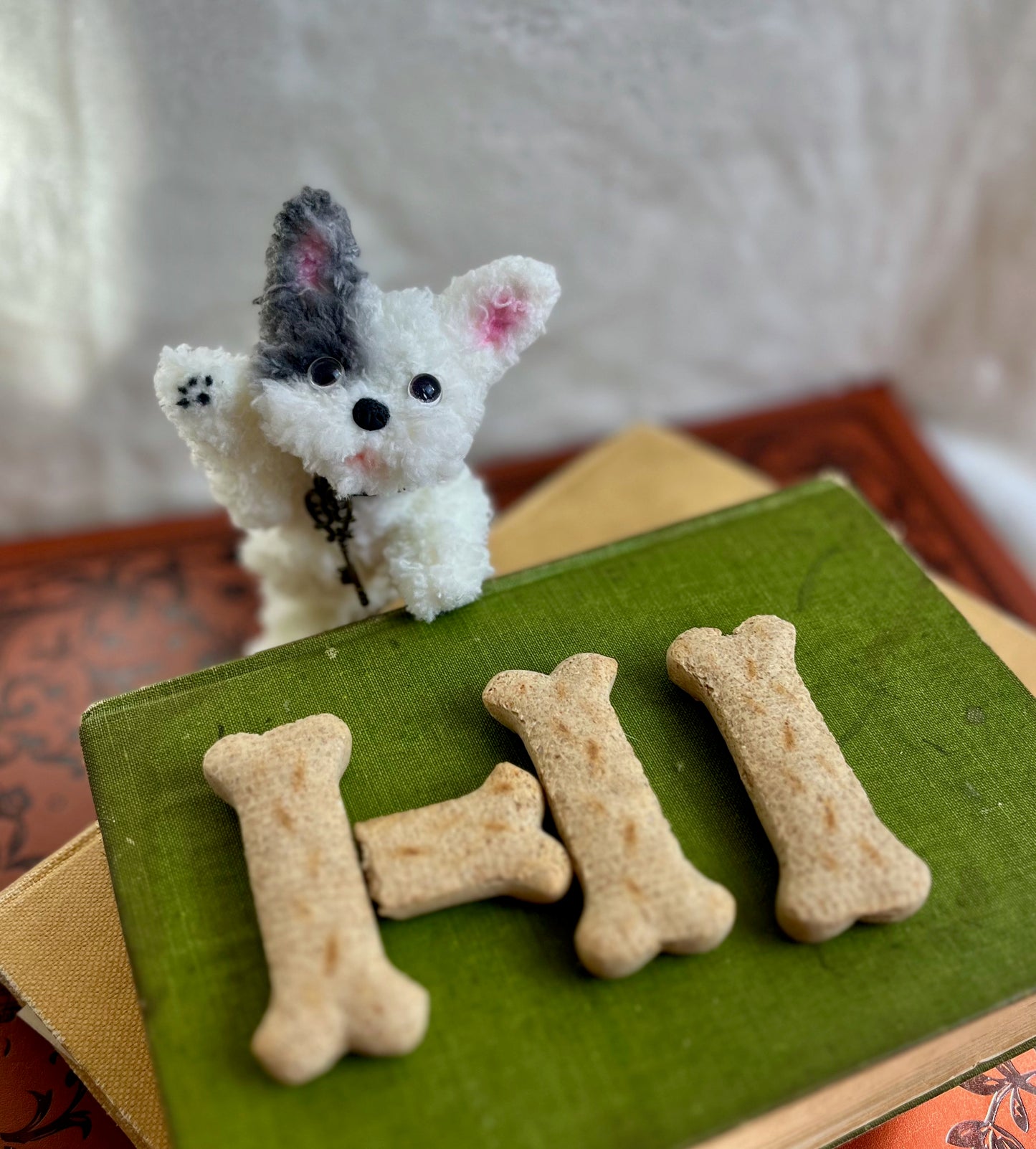 French Bulldog puppy, Frenchie dog, posable French Bulldog, French Bulldog figurine, Frenchie miniature, French Bulldog plushie