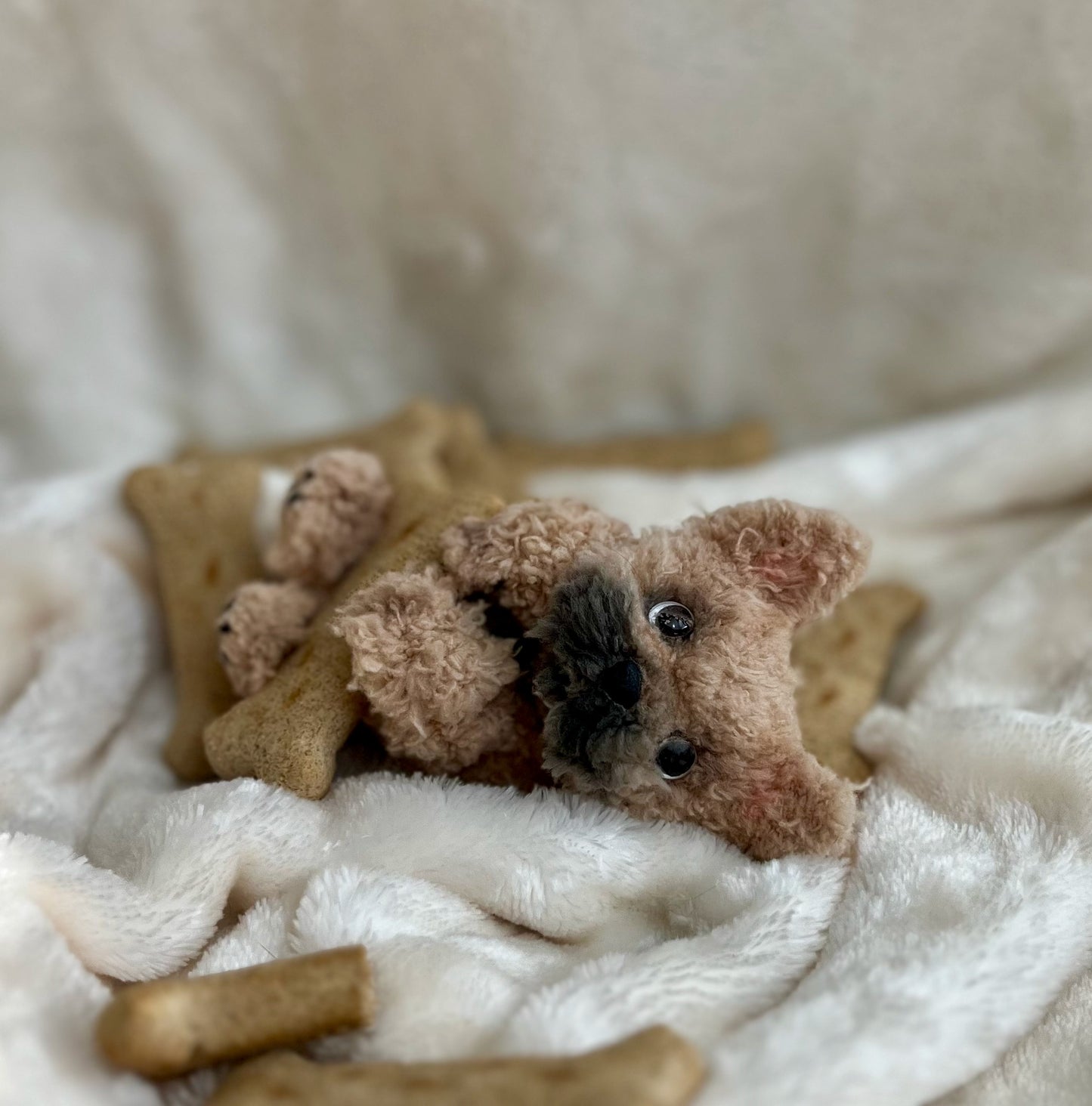 Cute posable French Bulldog, Frenchie doll, French Bulldog Miniature, Plush Frenchie, Doll pet, doll house pet