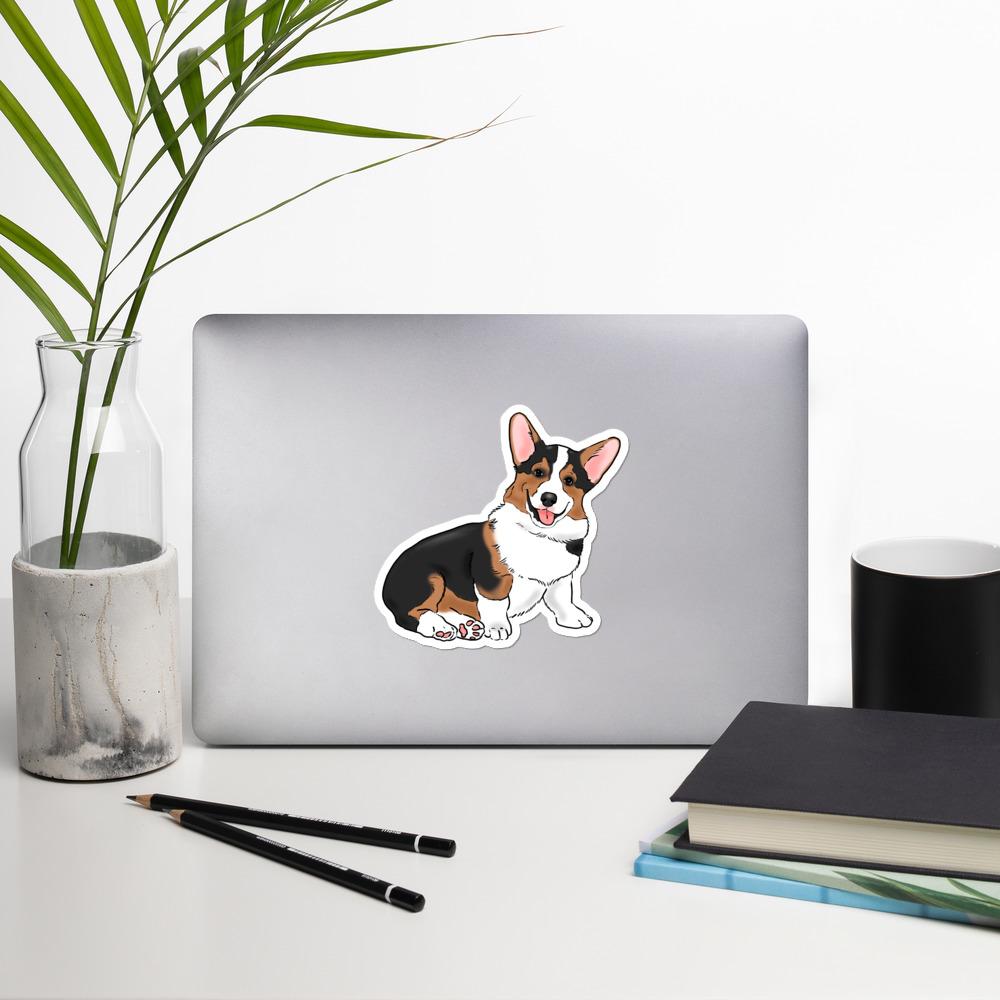 Stickers - Tri Color Corgi Vinyl Sticker