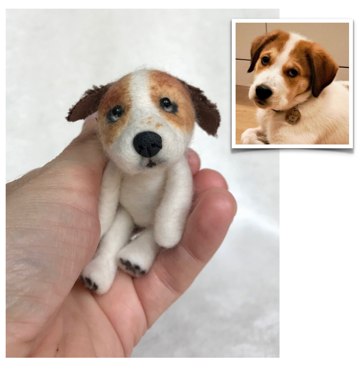 Stuffed Animals - Custom Mini Felted Pet—4"