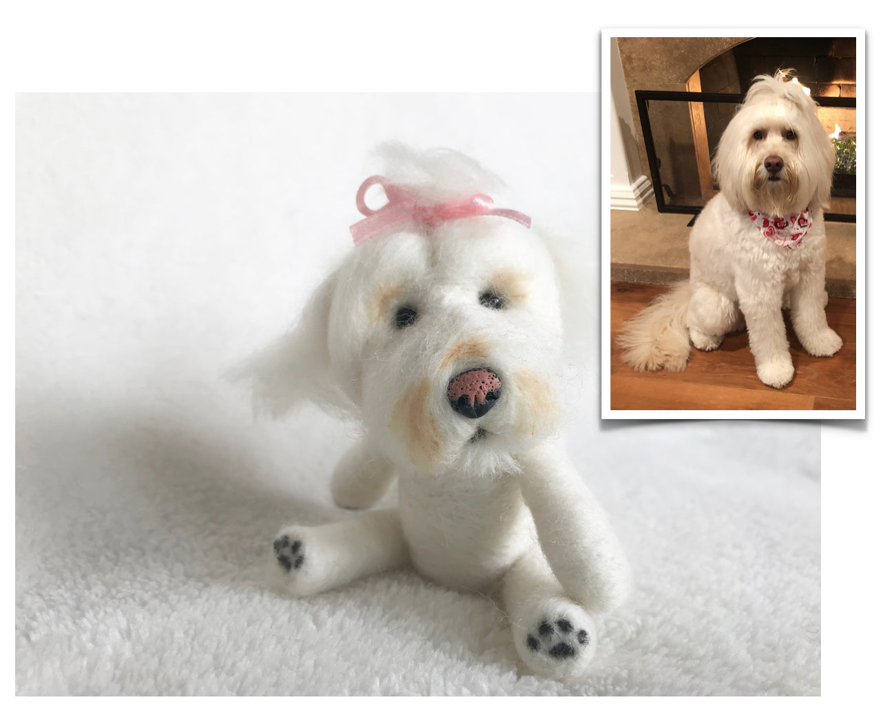 Stuffed Animals - Custom Mini Felted Pet—4"