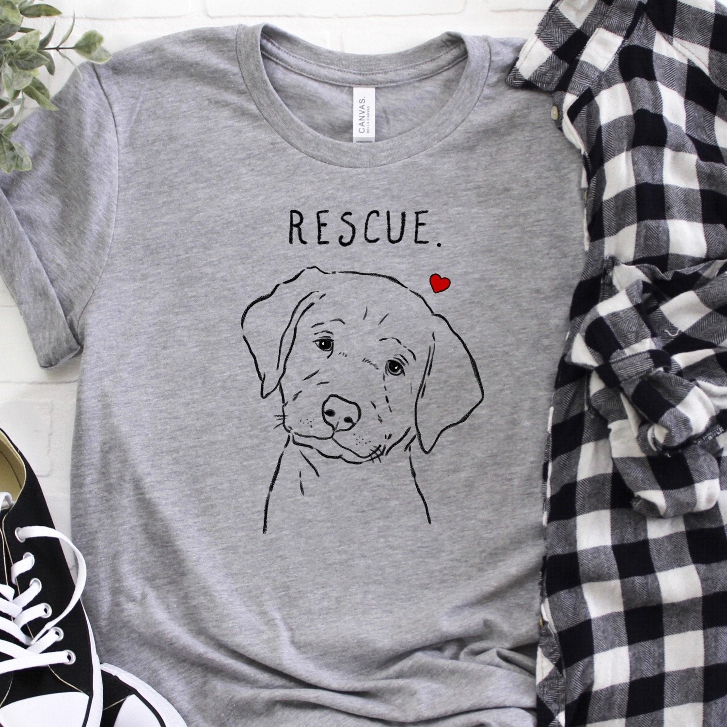 Rescue Love Lab Puppy T shirt