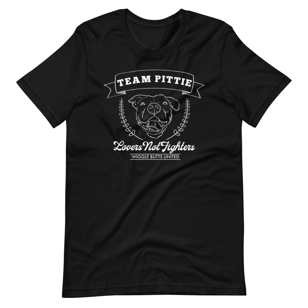 pitbull lover t-shirt, team pittie shirt, end bsl t-shirt, positive pit bull shirt, black shirt