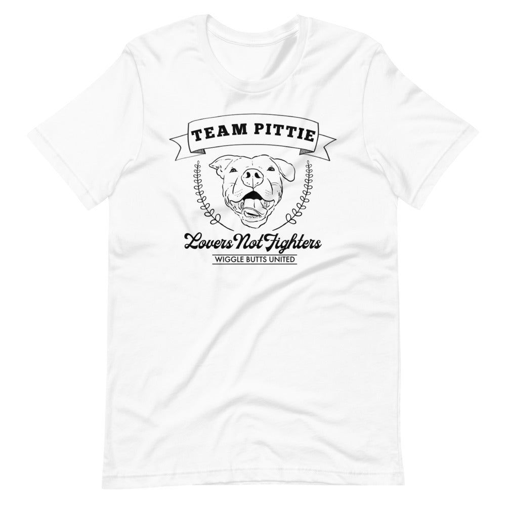 pitbull lover t-shirt, team pittie shirt, end bsl t-shirt, positive pit bull shirt, white shirt