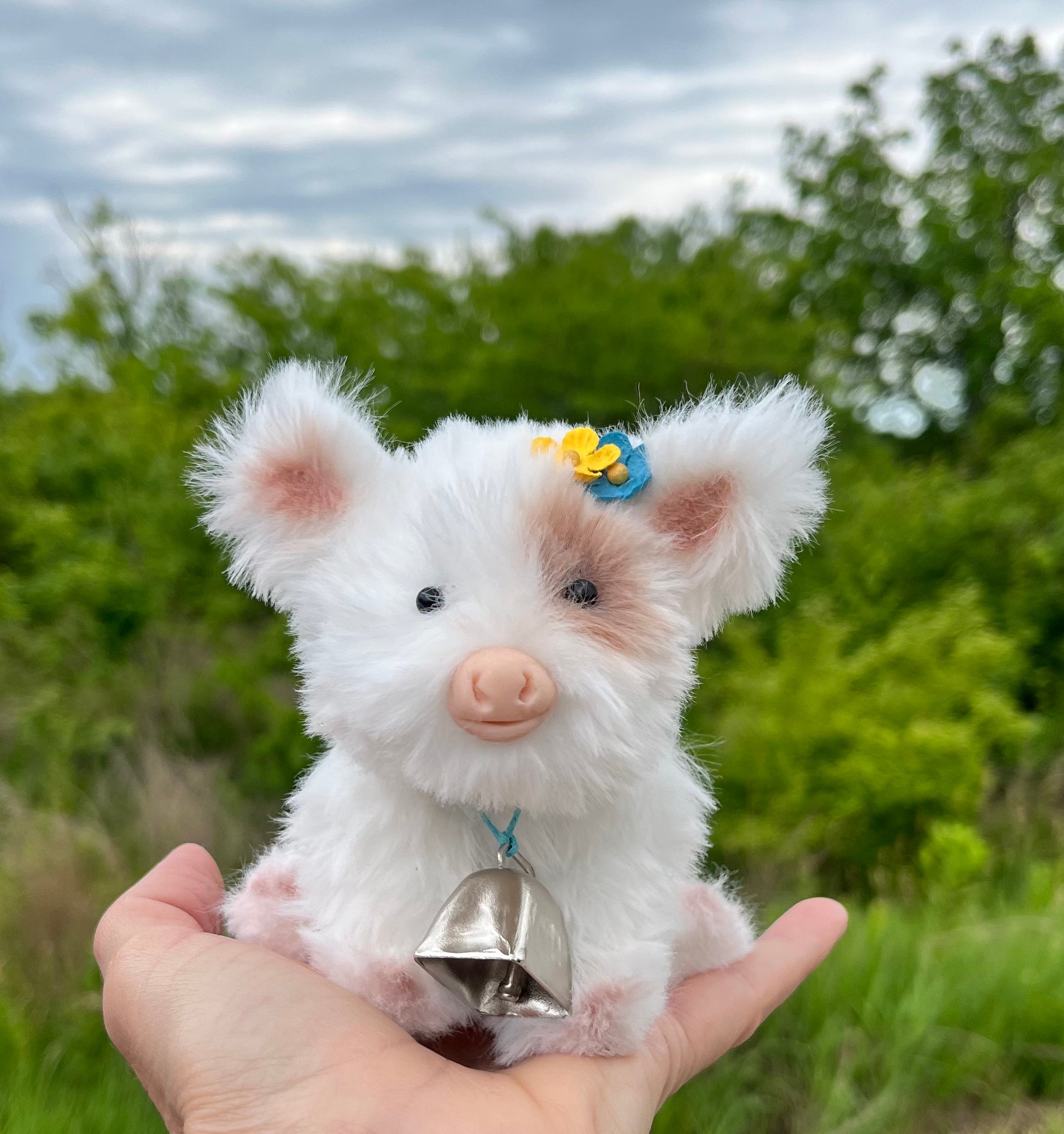 Mini Highland Cows, desktop toys, miniatures, collectibles, handmade cow, plush Highland cow, stuffed aninal Highland cow, cow lover gifts