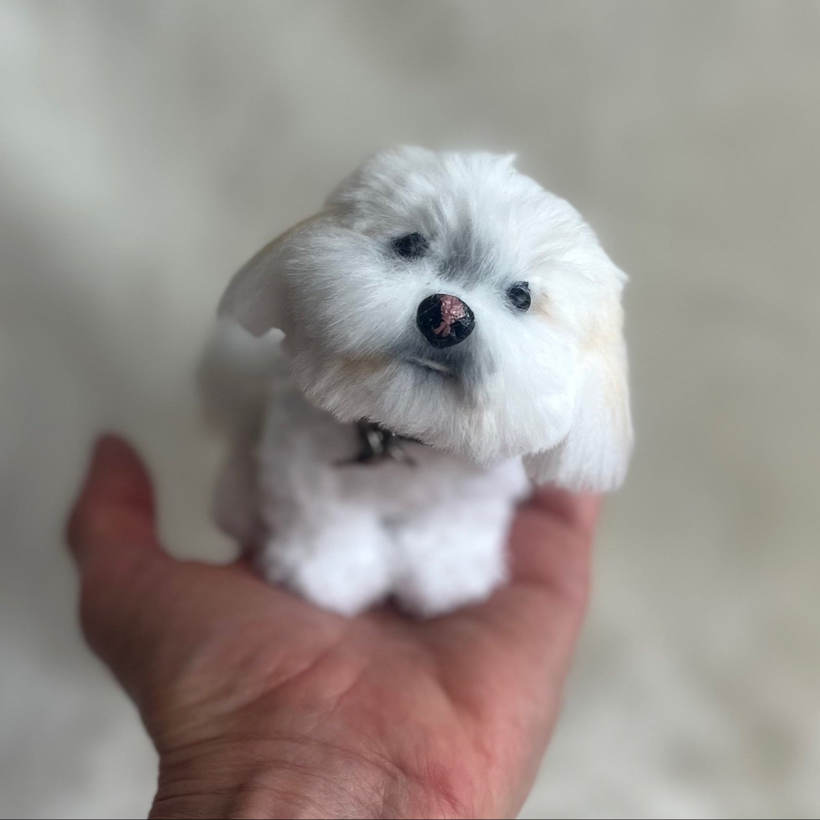 Miniature Shih Tzu, Shih Tzu Lover gift, Shih Tzu gift, Posable Miniature, Shih Tzu puppy, shih tzu figurine