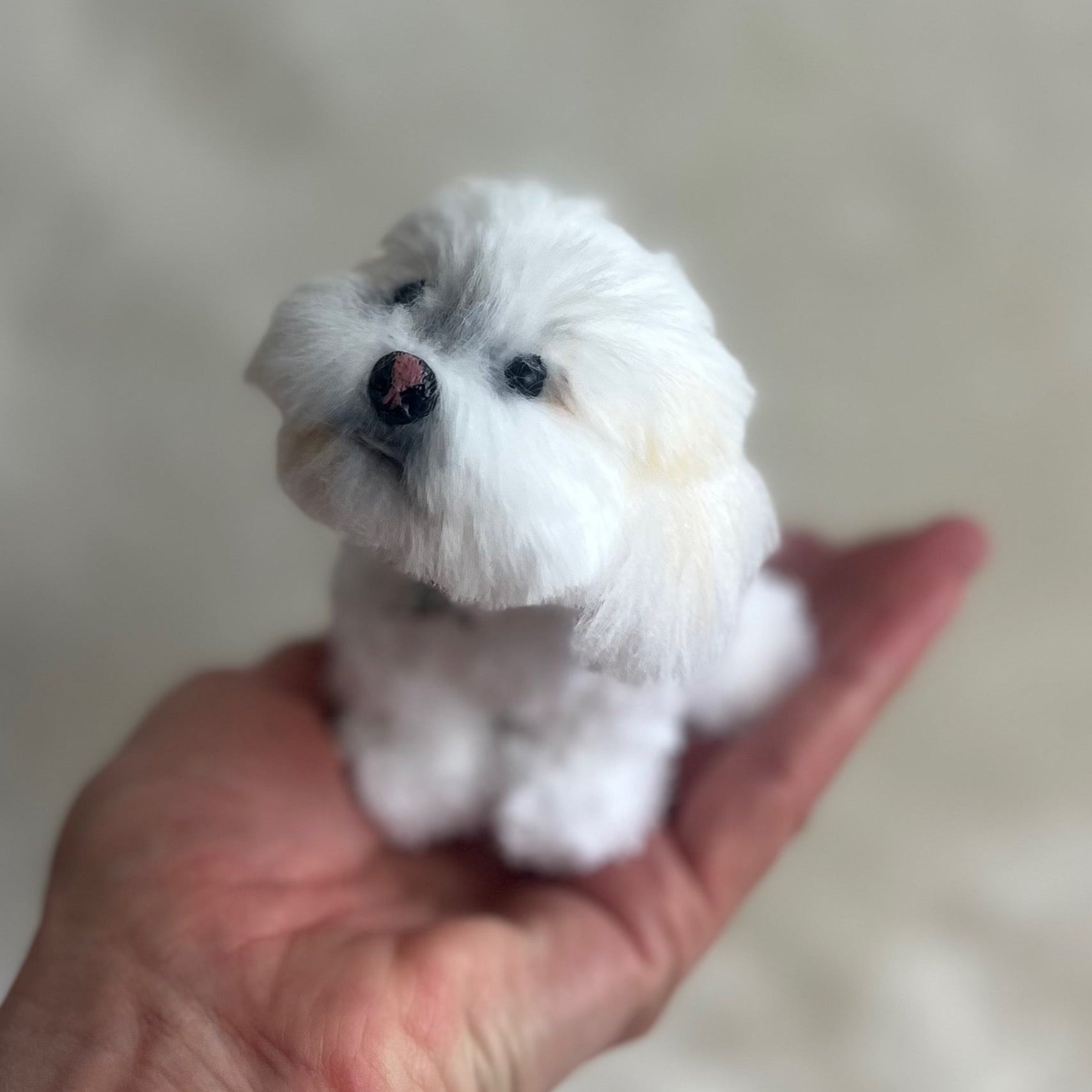 Miniature Shih Tzu, Shih Tzu Lover gift, Shih Tzu gift, Posable Miniature, Shih Tzu puppy, shih tzu figurine