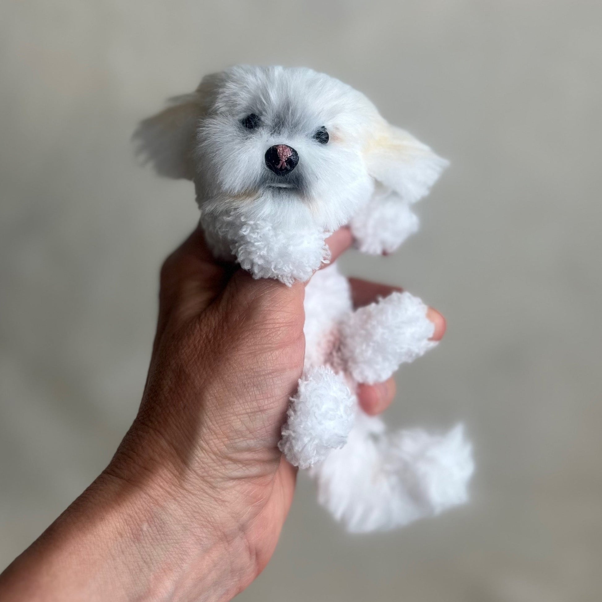 Miniature Shih Tzu, Shih Tzu Lover gift, Shih Tzu gift, Posable Miniature, Shih Tzu puppy, shih tzu figurine