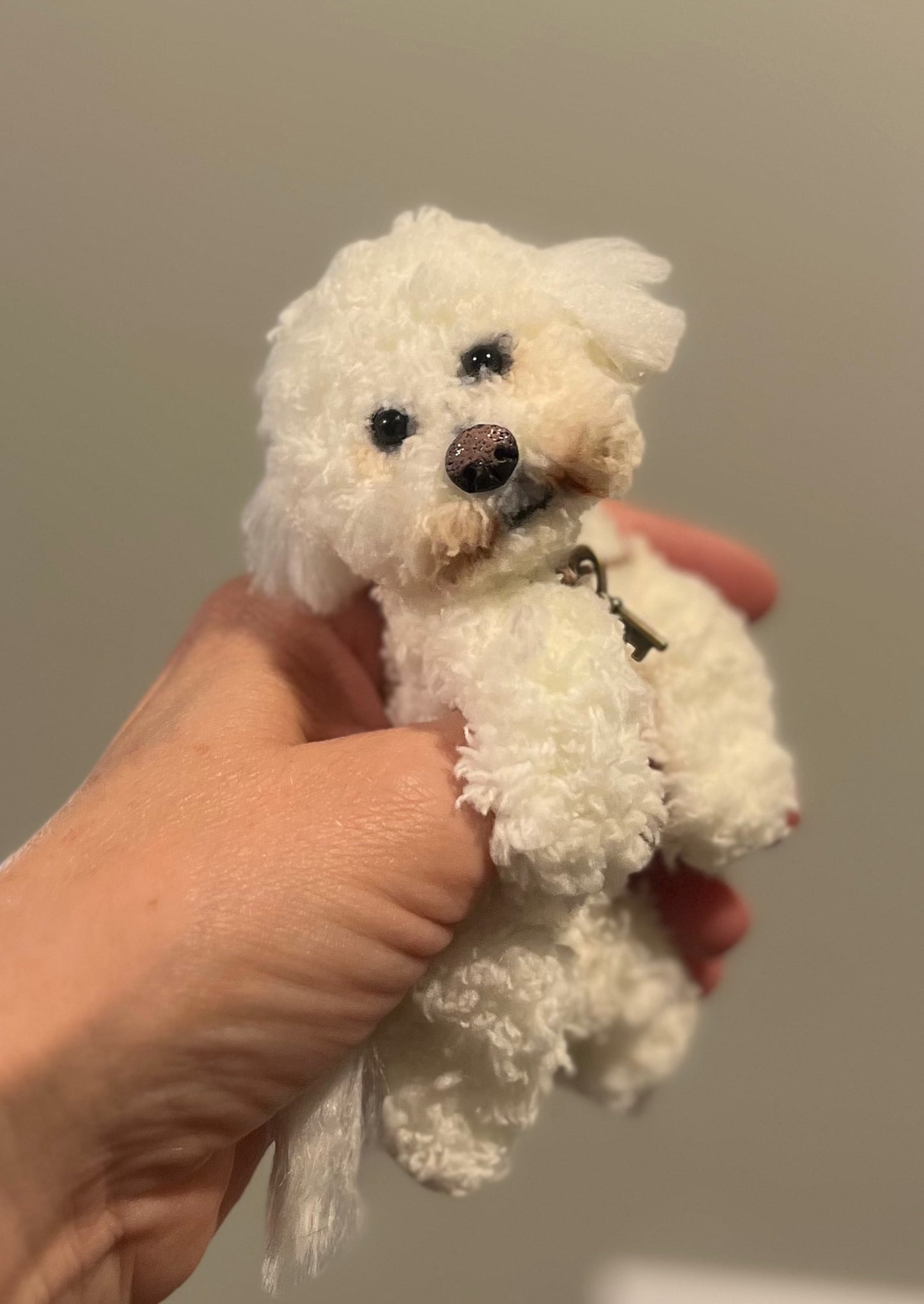 Miniature Posable Poodle