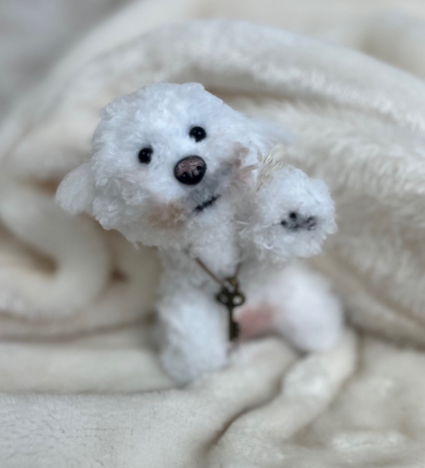 Miniature Posable Poodle