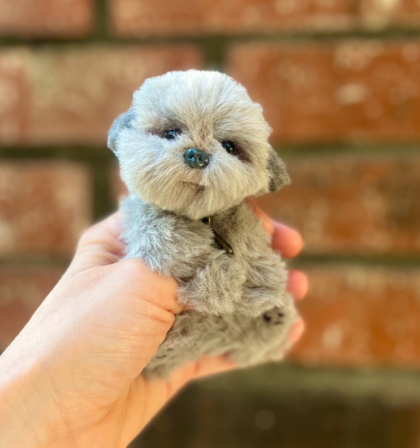 Miniature Posable Shih Tzu