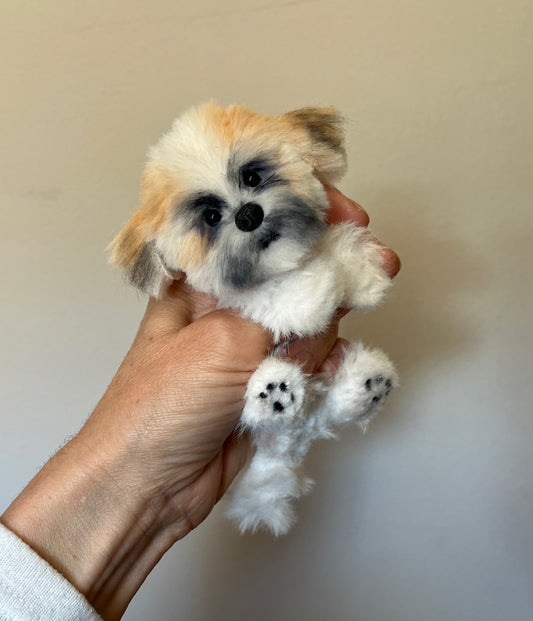 Custom Posable Mini Pet "Floof" Sculpture