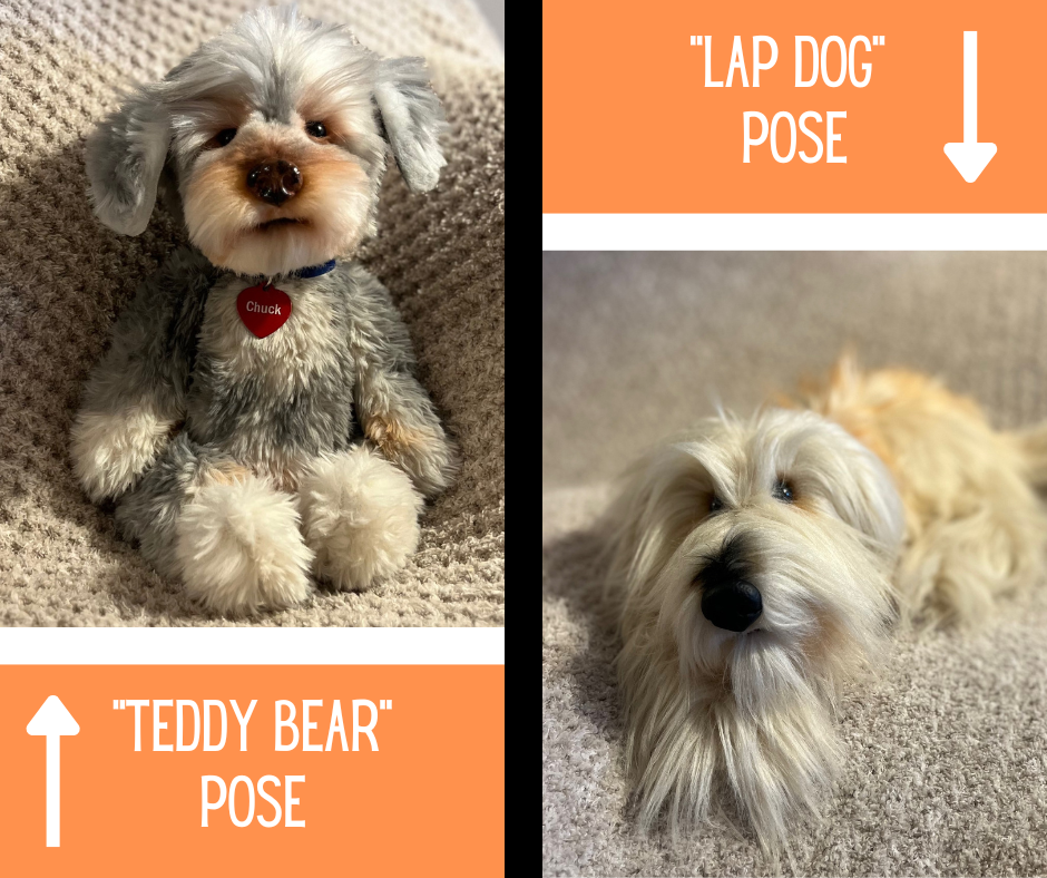 Custom Plush Dog Replica ALL BREEDS—15" to 17"