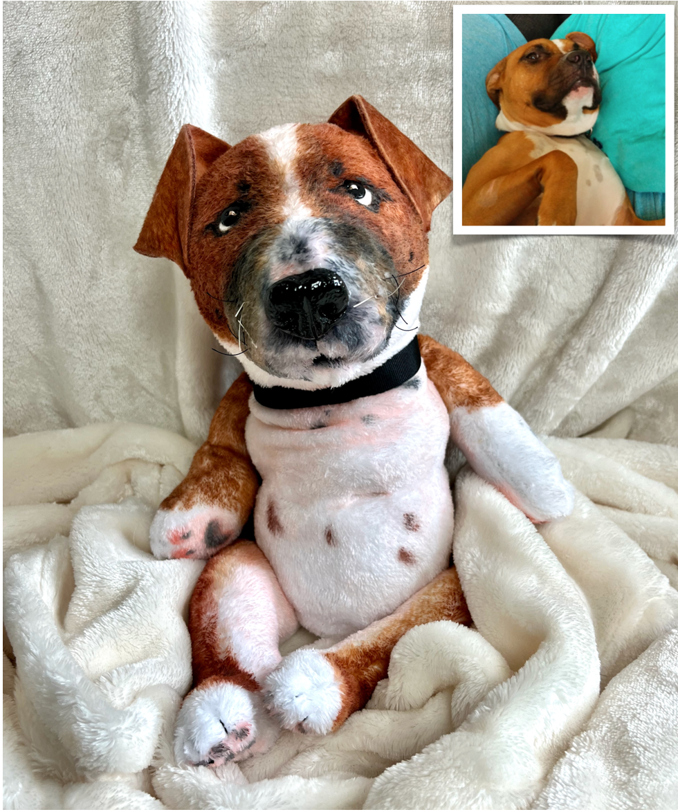 Custom Plush Dog Replica—15" to 17"