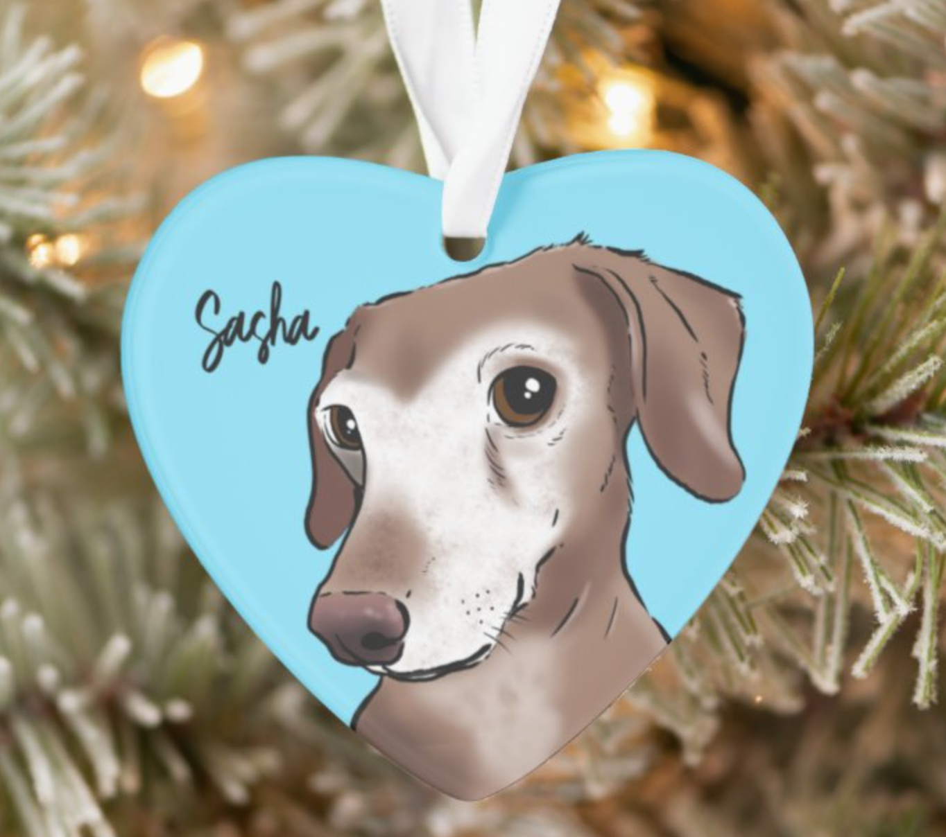 Custom Pet Portrait Ornament