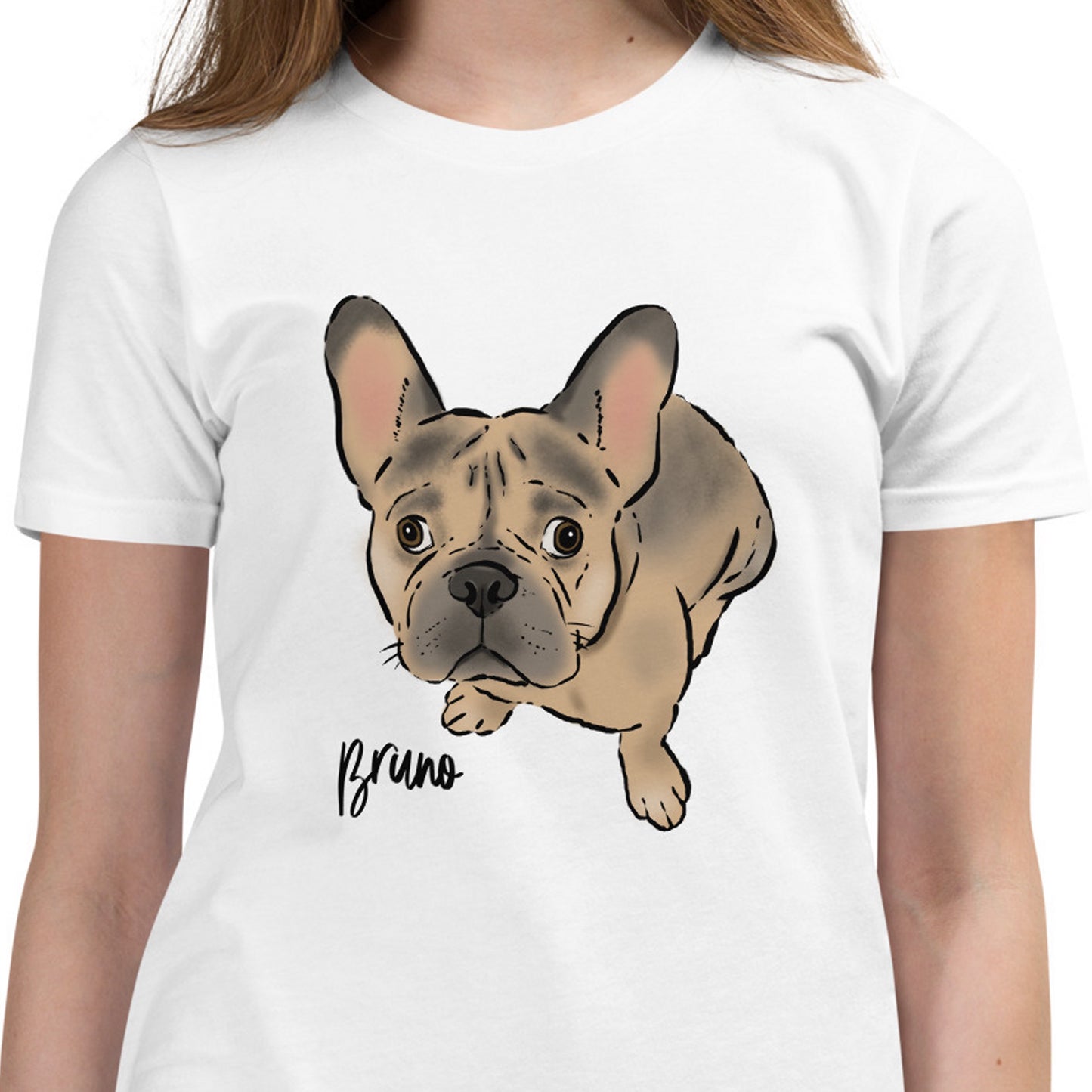 Custom Pet Portrait Kids' T-Shirt