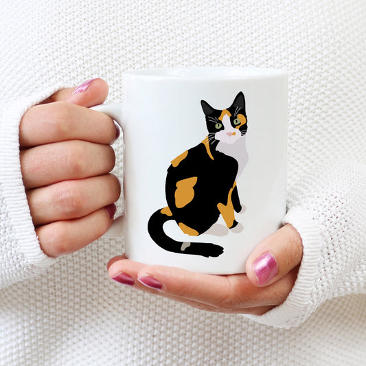 Calico Cat Mug