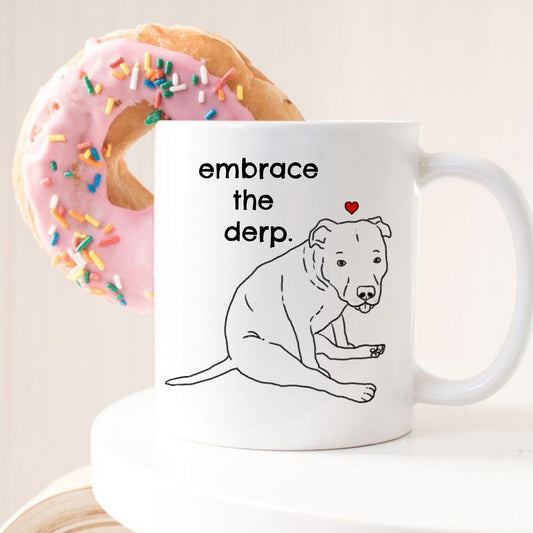 Mugs - Derpy Dog Pitbull Mug