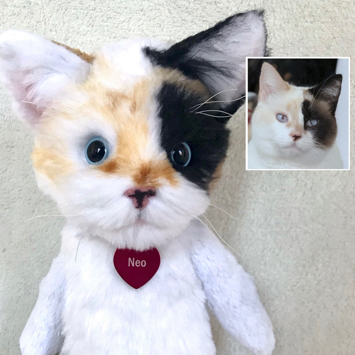 Custom Cat Plush, Cat Memorial, Calico Plush, Persian Plush, Tabby Plush, Tortoiseshell Plush, Manx Plush, Abyssinian Plush, Siamese Plush, Stuffed Animal, Custom,keepsake pouch, voice recorder, plush with sound, pet replica with sound, custom plush pet with sound, memory pocket, pet memorial plush, pet keepsake plush