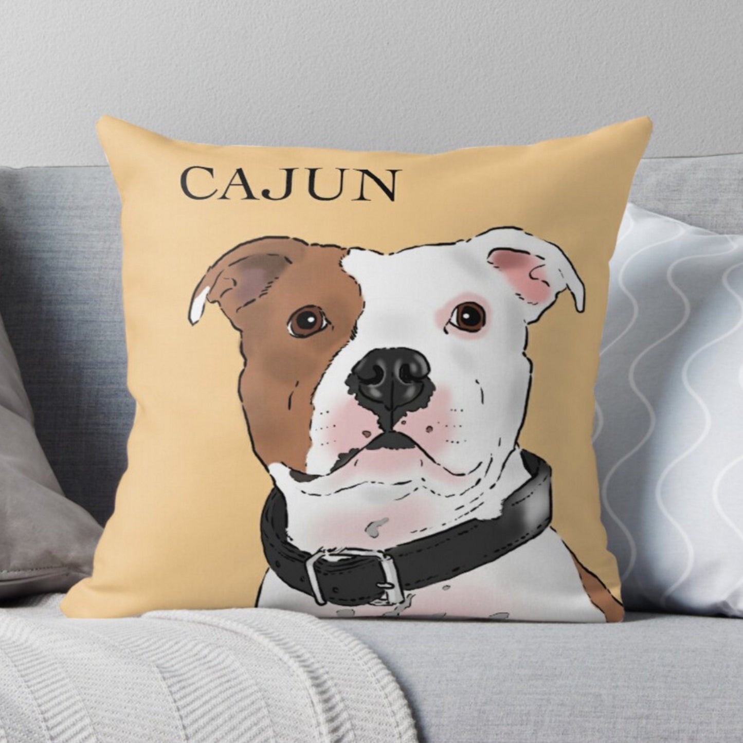 Pillows - Custom Pet Portrait Pillow 18x18