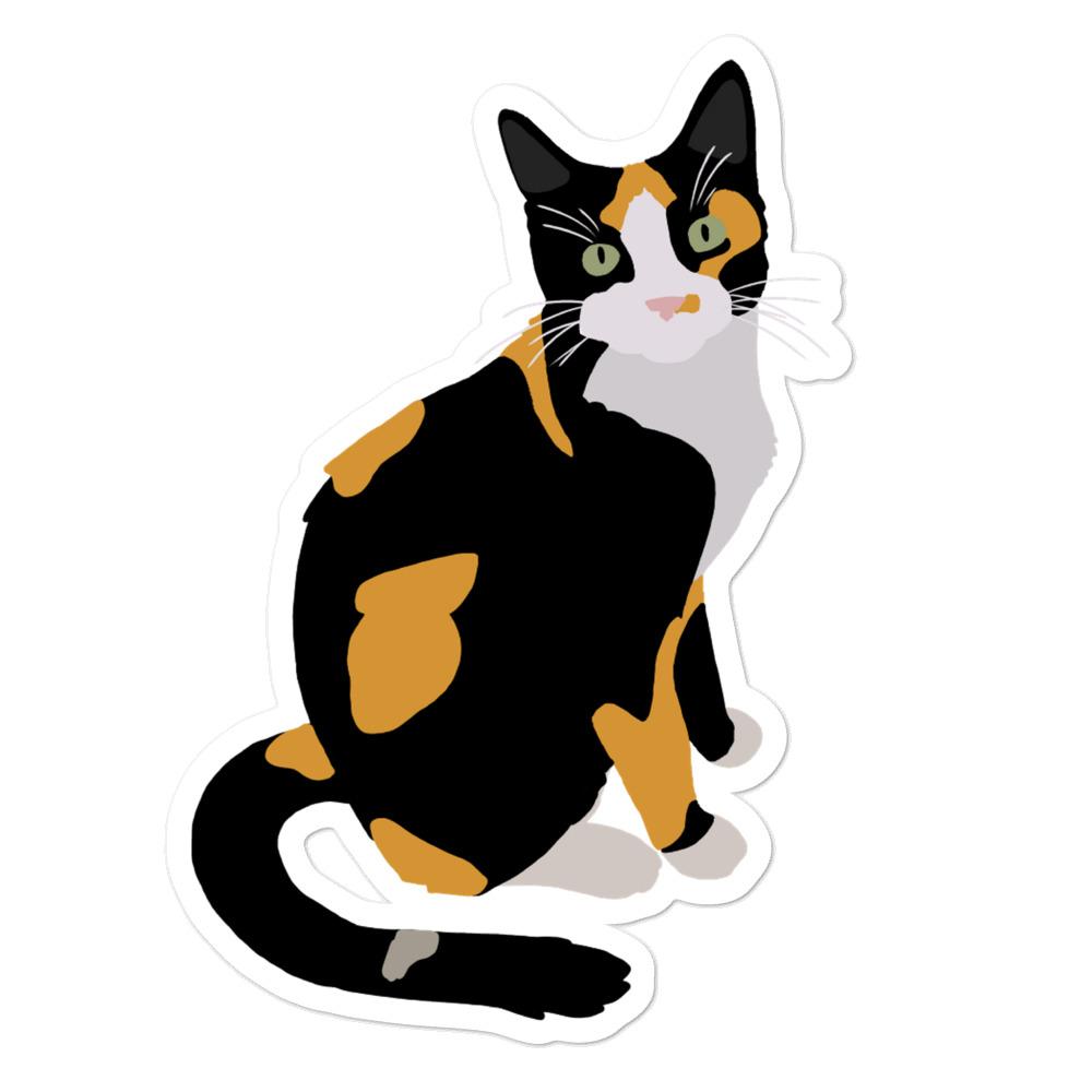 Stickers - Calico Cat Vinyl Sticker