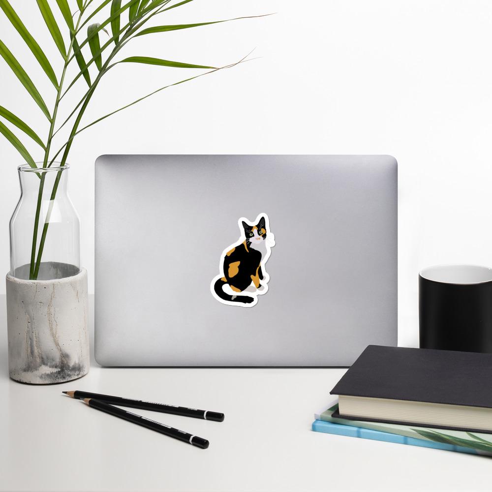 Stickers - Calico Cat Vinyl Sticker