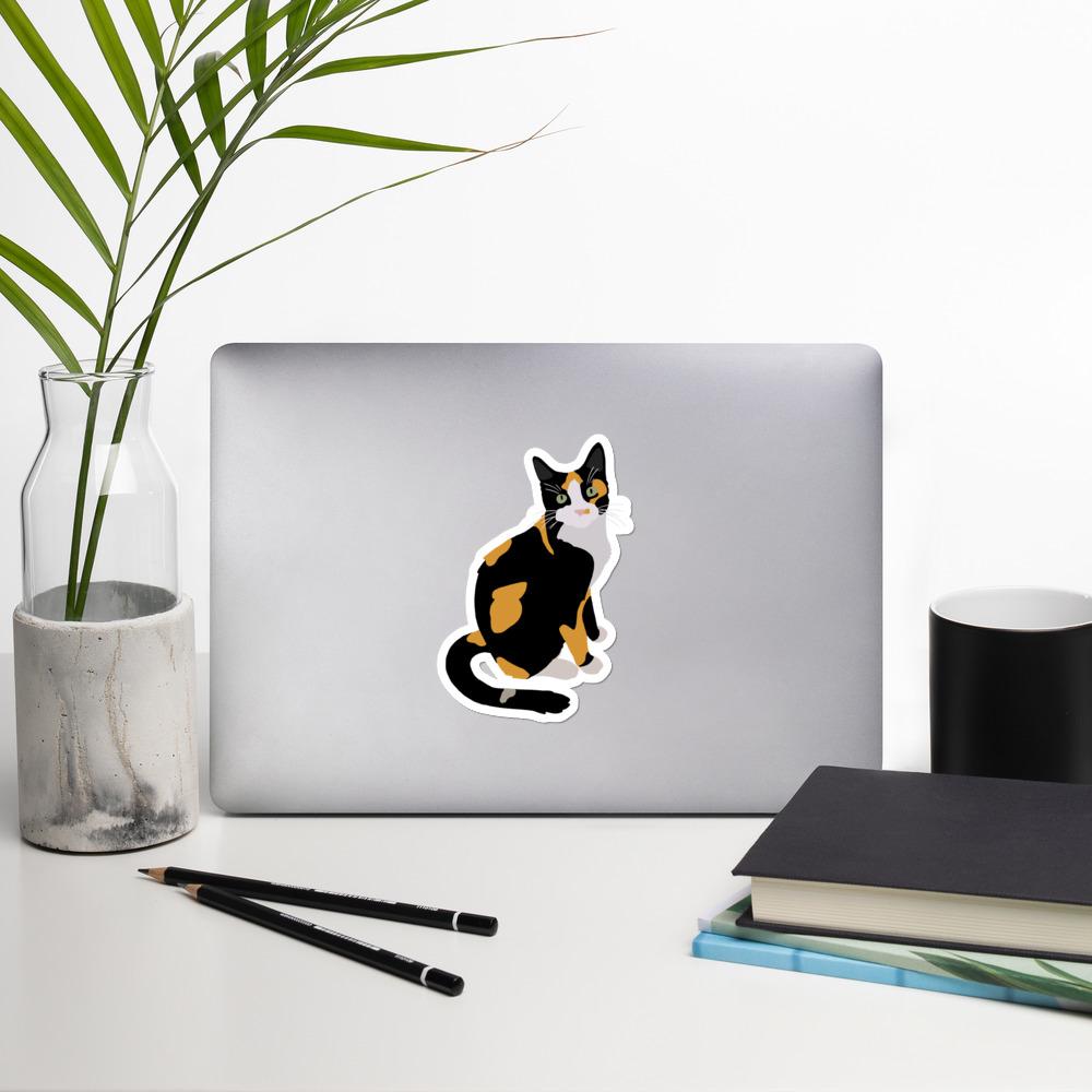 Stickers - Calico Cat Vinyl Sticker