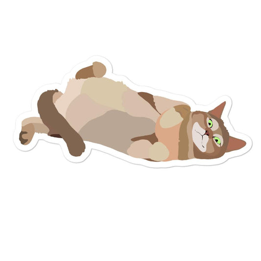 Stickers - Derpy Cat Vinyl Sticker