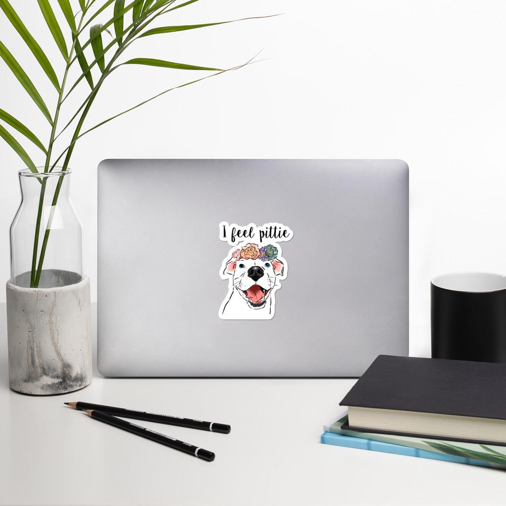 Stickers - "I Feel Pittie" Pit Bull Vinyl Sticker