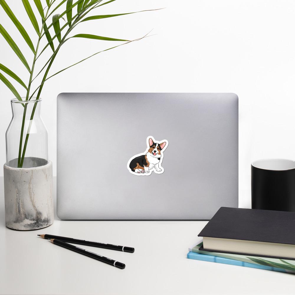 Stickers - Tri Color Corgi Vinyl Sticker