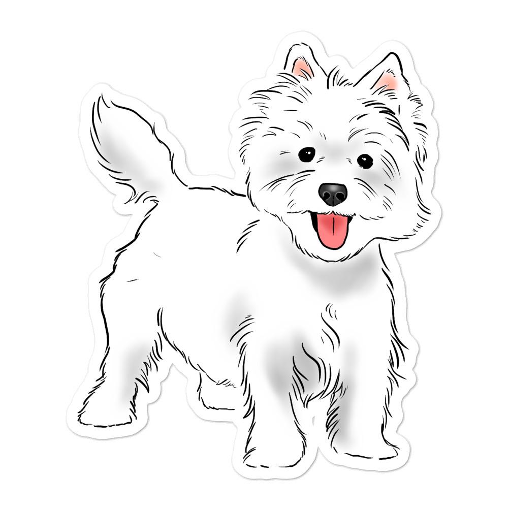 Stickers - Westie Vinyl Sticker