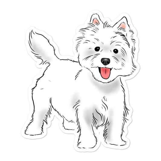 Stickers - Westie Vinyl Sticker