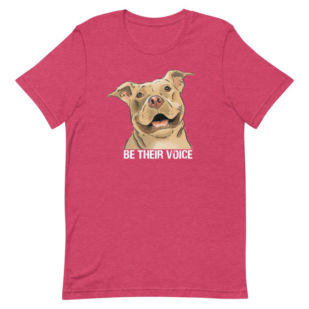 T-Shirts - "Be Their Voice" Pit Bull Unisex T-Shirt