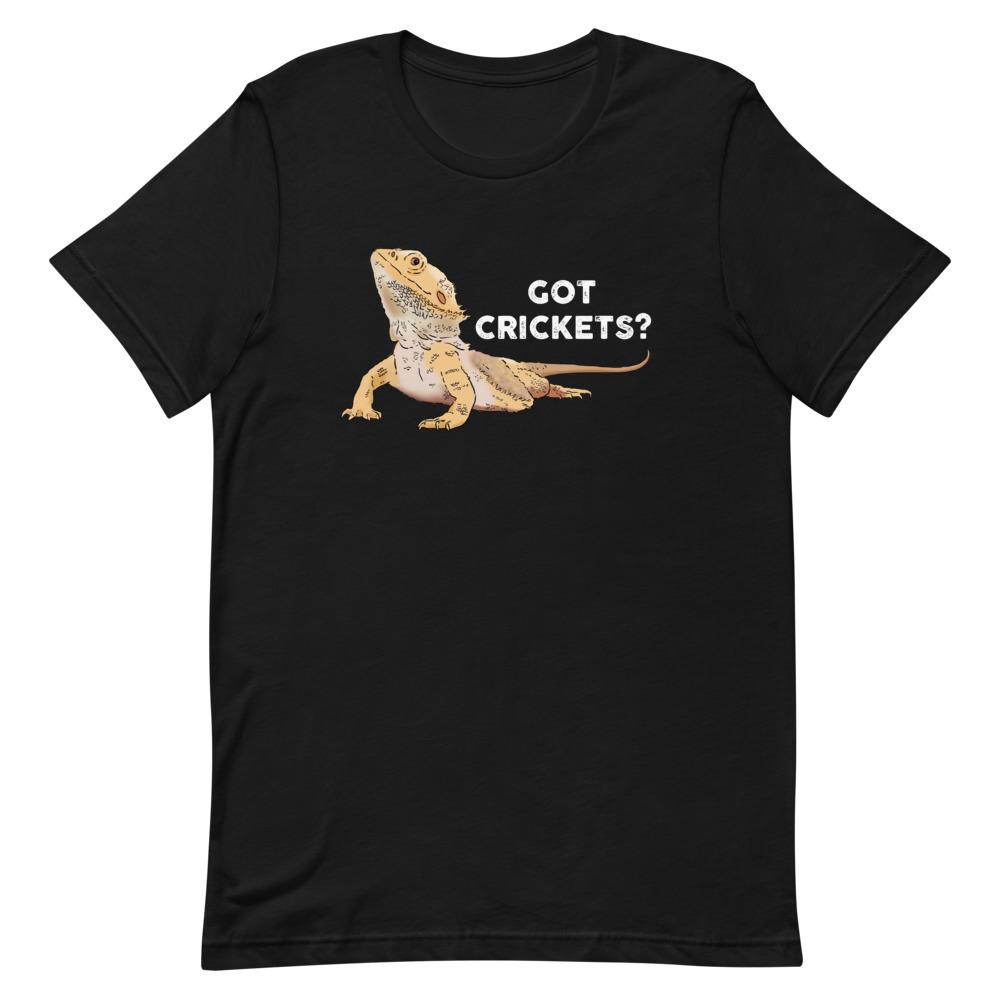 T-Shirts - Bearded Dragon "Got Crickets" Unisex T-Shirt