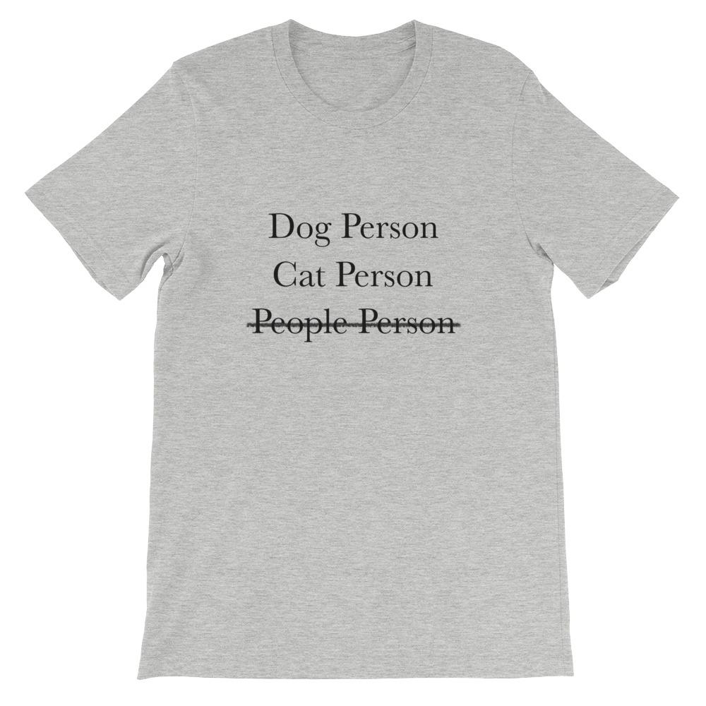 T-Shirts - Dog Person, Cat Person T-Shirt