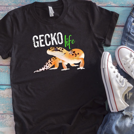 T-Shirts - "Gecko Life" Leopard Gecko Unisex Shirt