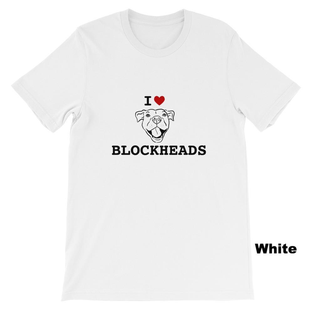 T-Shirts - I Heart Blockheads T-Shirt