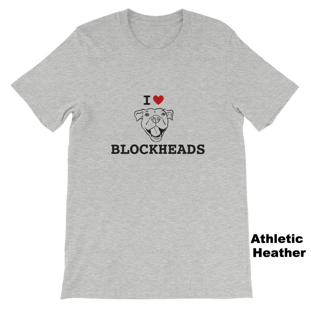 T-Shirts - I Heart Blockheads T-Shirt