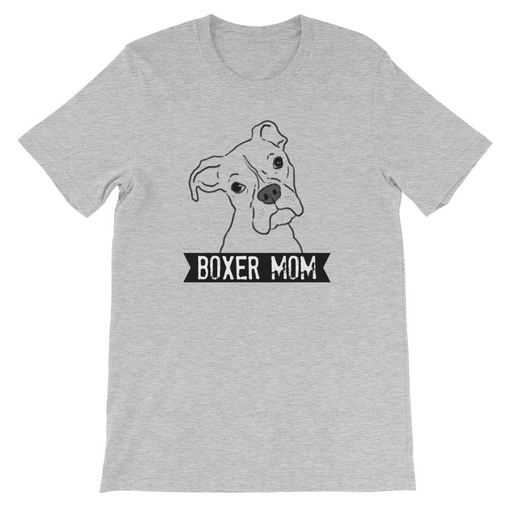 T-Shirts - Illustrated Boxer Mom T-Shirt