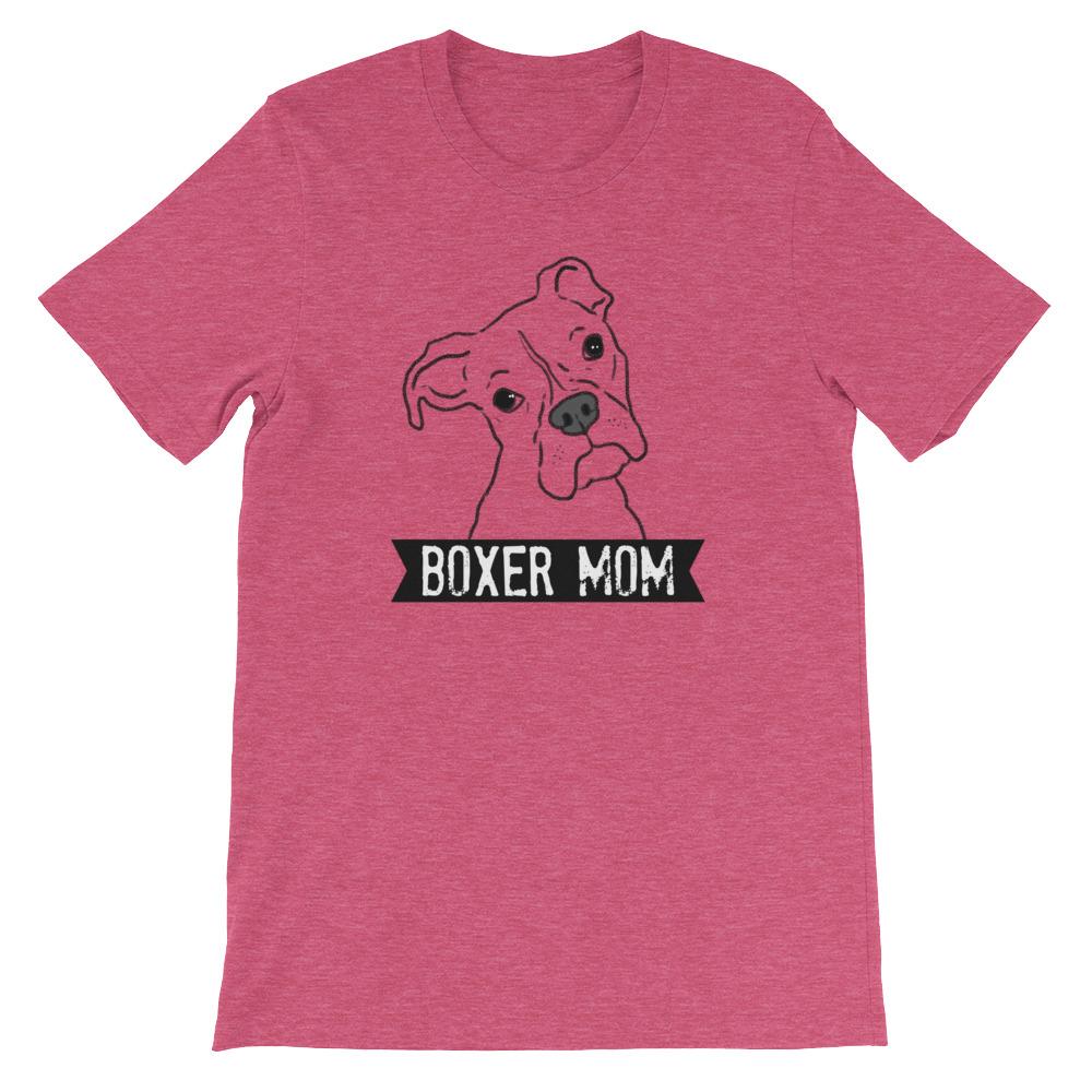 T-Shirts - Illustrated Boxer Mom T-Shirt