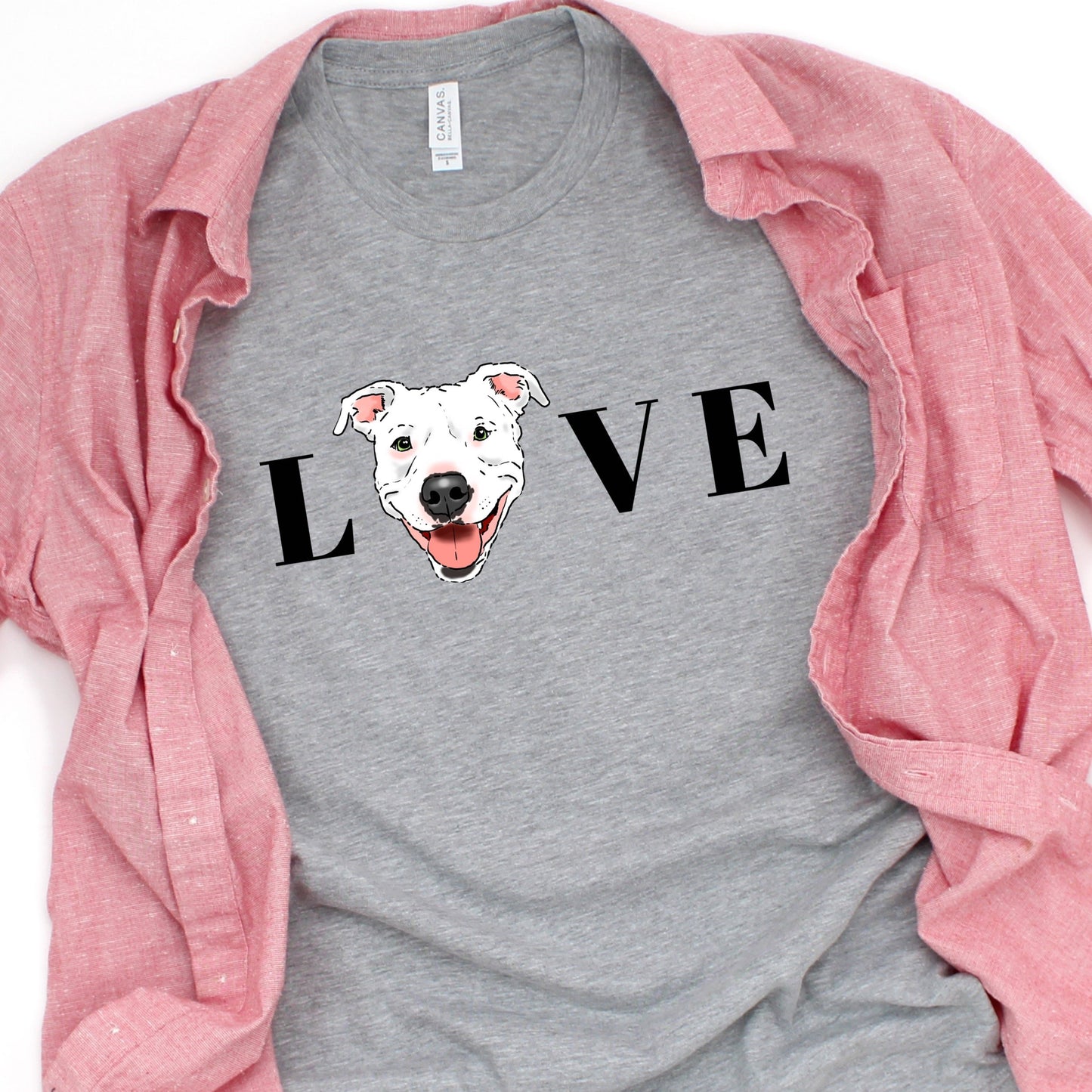 T-Shirts - Pittie Love Unisex T-Shirt