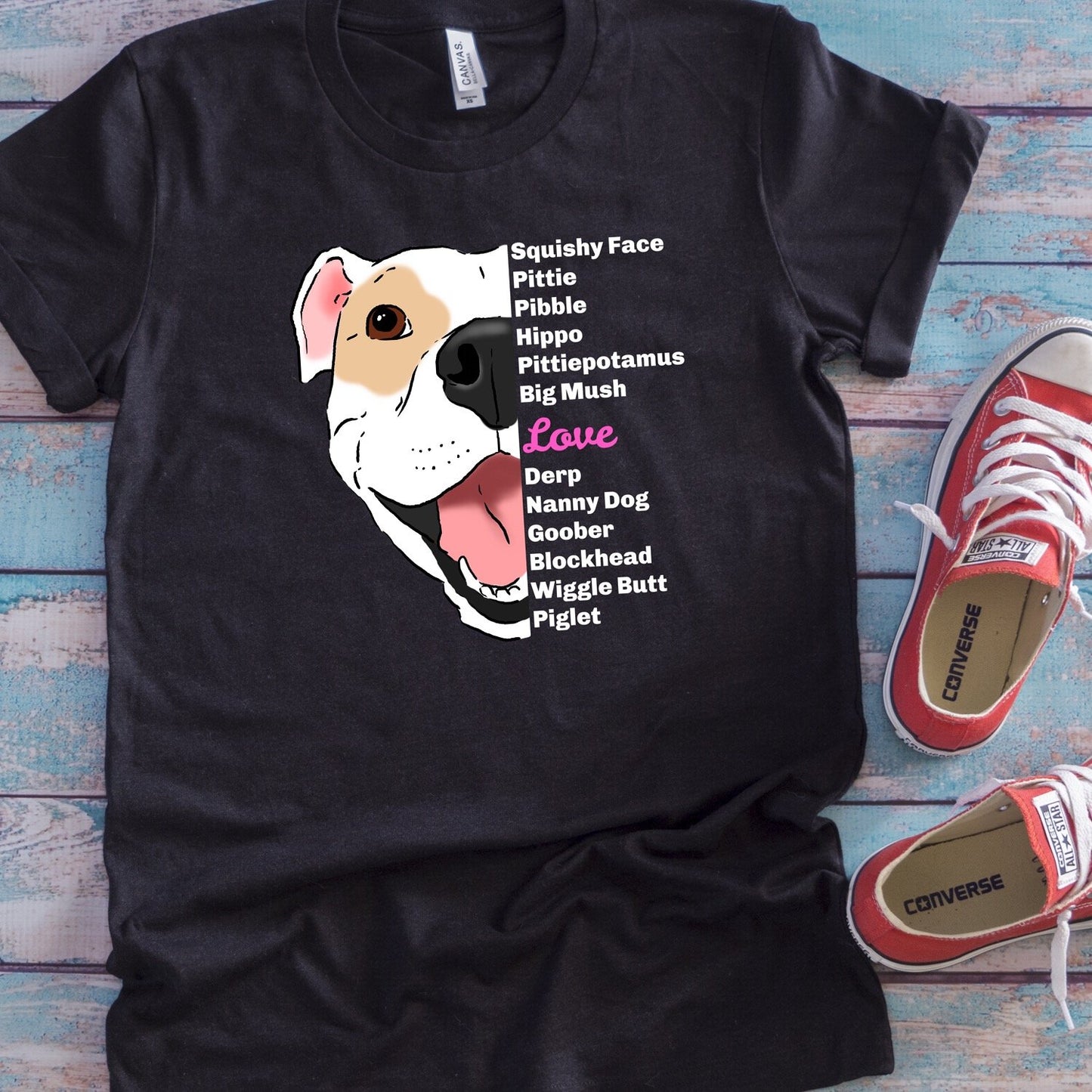 T-Shirts - Pittie Nicknames T-shirt