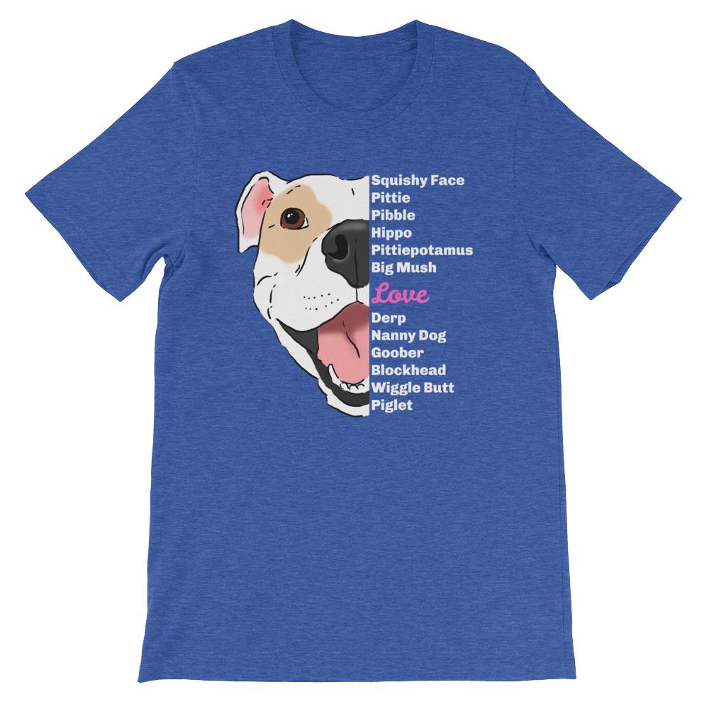 T-Shirts - Pittie Nicknames T-shirt