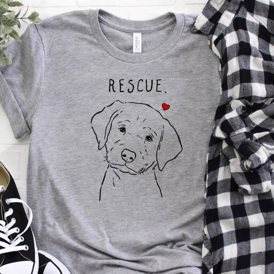 T-Shirts - Rescue Love Lab Puppy T-shirt