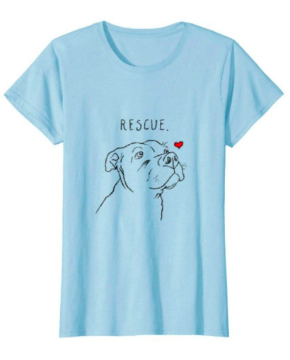 T-Shirts - Rescue Love T-Shirt: Unisex Tee