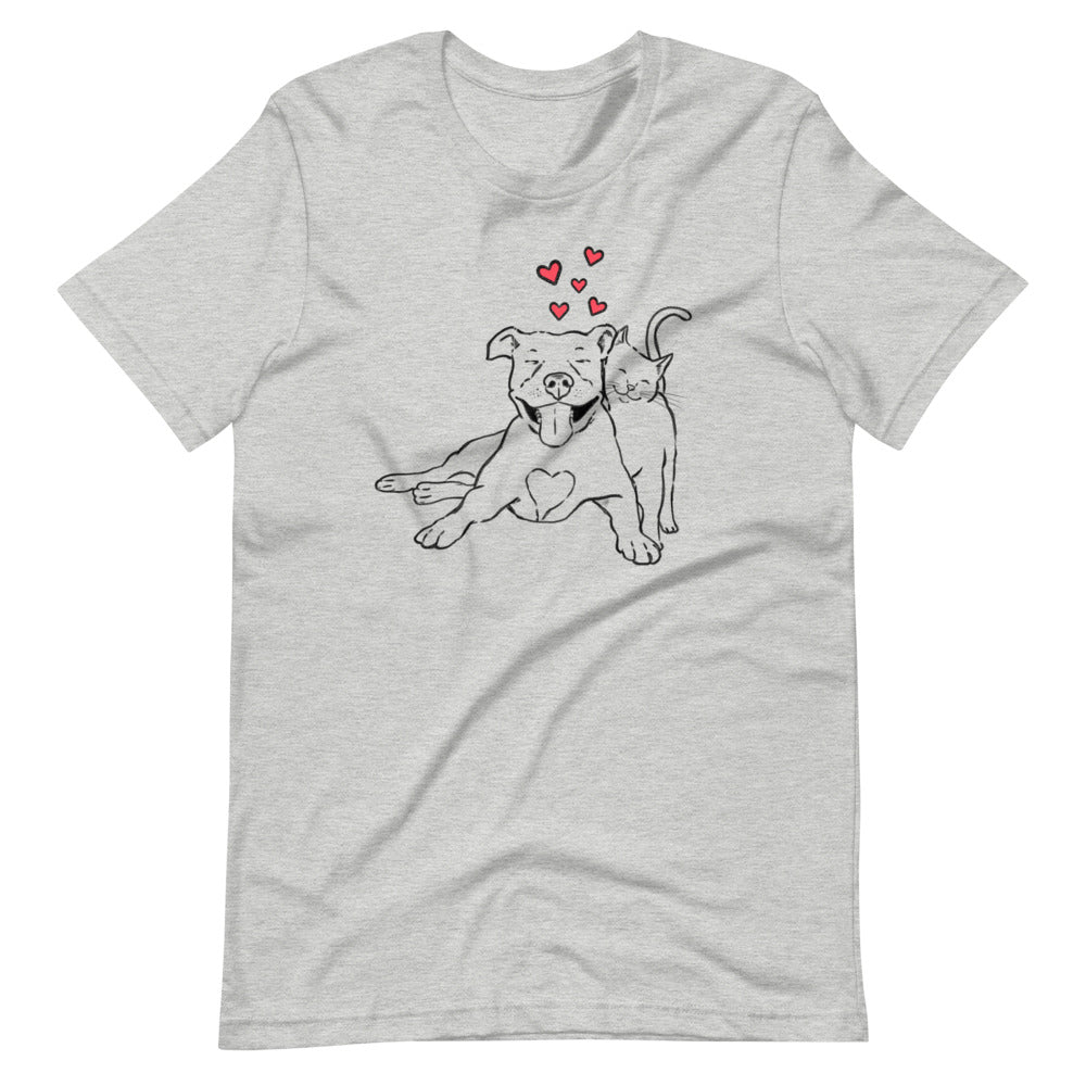 Pitties & Kitties Unisex T-Shirt